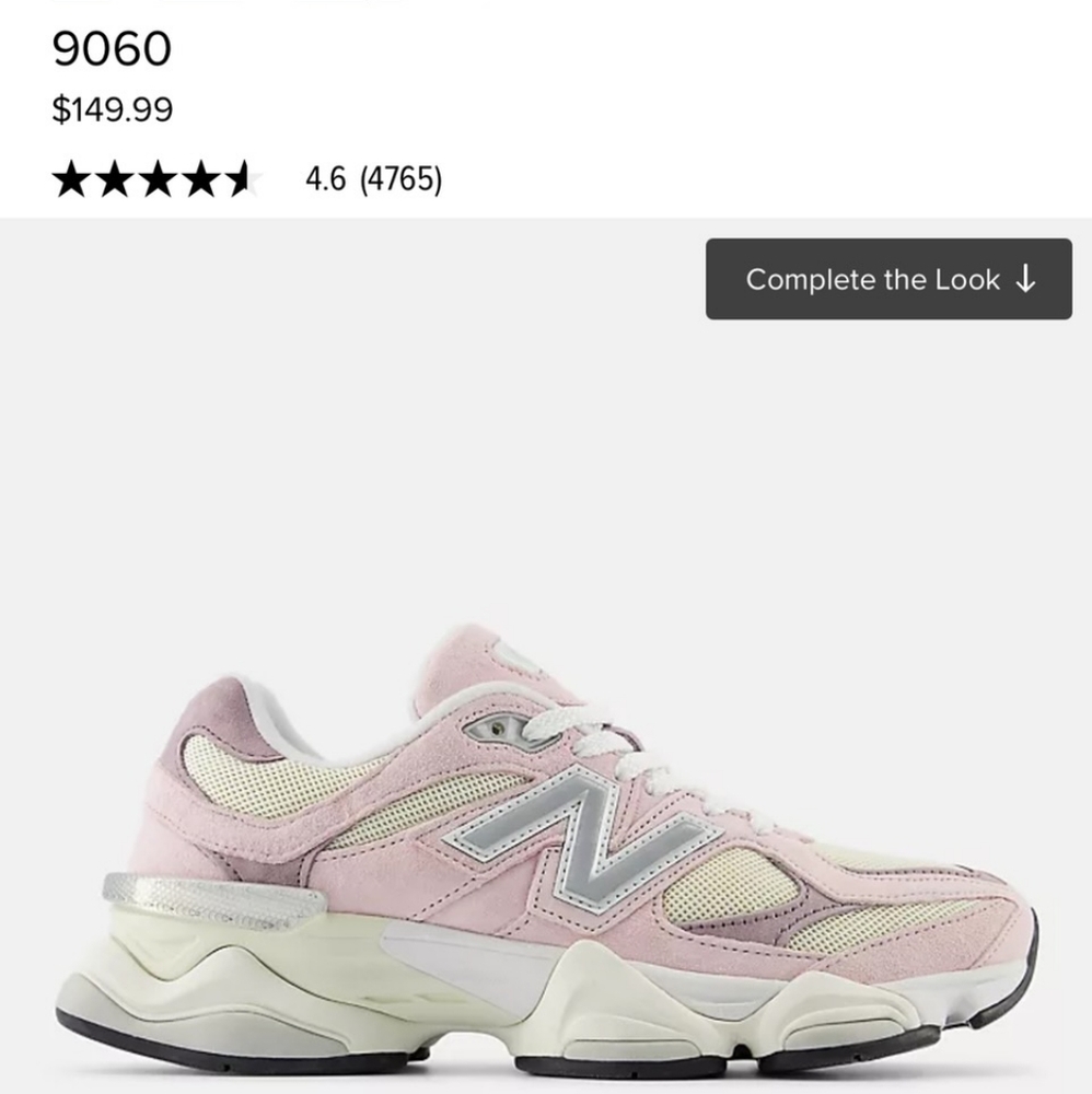New Balance 9060 Sneakers Rose Angora Ice White
